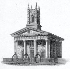 B'nai Jeshurun Synagogue historic building at 119 Elm Street (now Lafayette Street), New York City