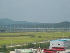 Tongil Daegyo Bridge crossing the Imjin River