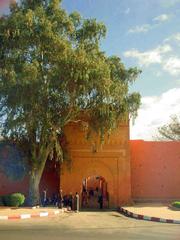Bab Ksiba gate at southern end of Kasbah district, Medina of Marrakech