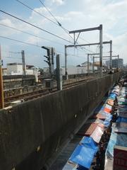 Baclaran Tiangge flea market near Baclaran LRT station along Elpidio Quirino Avenue in Parañaque City Philippines