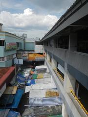 Baclaran Shopping Mall and Baclaran Terminal Plaza with street flea markets near LRT Baclaran Station in Pasay City