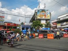 Baclaran Tiangge Flea Market near Baclaran LRT station along Elpidio Quirino Avenue in Parañaque City