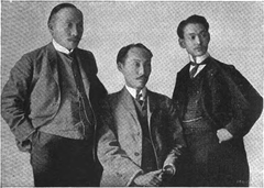The Korean Delegates to the Hague 1907 with Yi Tjoune, Sangsul Yi, Yi Wi-jong