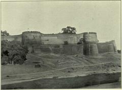Page from the Annual Report of the Archaeological Survey of India 1913-14 showing archaeological sketches and inscriptions
