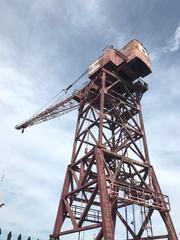 Bethlehem Steel Clyde Model 17 DE 90 crane at Baltimore Museum of Industry