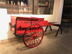 C. Hoffberger Company Ice and Coal Wagon displayed at Baltimore Museum of Industry