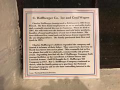 C. Hoffberger Co. ice and coal wagon at Baltimore Museum of Industry