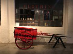 Historic C. Hoffberger Co. Ice and Coal Wagon at Baltimore Museum of Industry