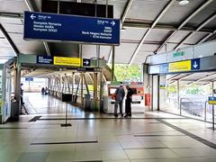 LRT Bandaraya concourse level at Kuala Lumpur city center