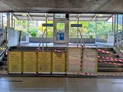 LRT Bandaraya concourse level in central Kuala Lumpur, Malaysia