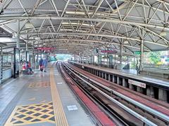 LRT Bandaraya station platforms at KLCC Kuala Lumpur