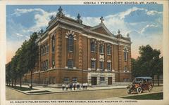 St. Hiacinth Polish School and Temporary Church in Avondale, Chicago on Wolfram Street