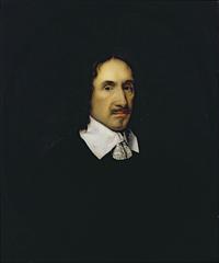 Portrait of Christopher Simpson, English musician and composer, 17th century