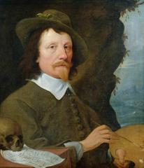 Portrait of Nicholas Lanier, English composer and musician from the early 17th century