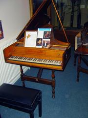 Handel harpsichord made by William Smith in early 18th century