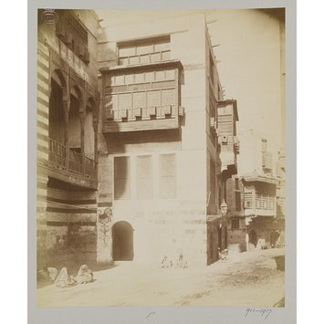 Bab al-Wazir Street with historic Bayt al-Razzaz and Umm al-Sultan Sha'ban mosque in Cairo