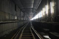 View of the Marmaray tunnel construction under the Bosphorus Strait