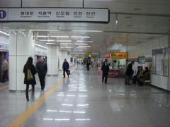 Dongmyo Station entrance in Seoul
