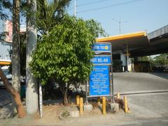 Buendia Flyover and surrounding landmarks in Makati City including Fort Bonifacio, EDSA-Kalayaan Flyover, Gil Puyat Avenue, Buendia MRT Station, SM Cyber Makati Two, Forbes Park gates, and Bel-Air Village