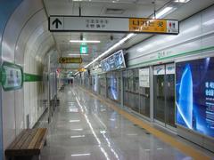 Ewha Woman's University Station entrance with signage