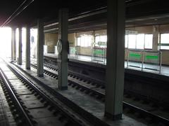 Hanyang University Subway Station platform interior