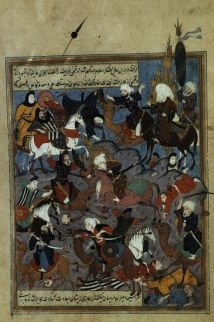 Battle of Mount Uhud 625 with Prophet Mohammed facing defeat but Meccans not exploiting advantage