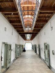 Inside view of Old Seodaemun Prison showing cells and corridors