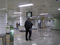Entrance of Yeoksam Station in Seoul Metro