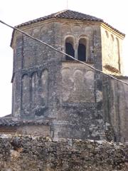 Monasterio de Sant Daniel in Girona with historic stone architecture surrounded by greenery
