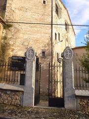 Monasterio de Sant Daniel in Girona with stone walls and greenery