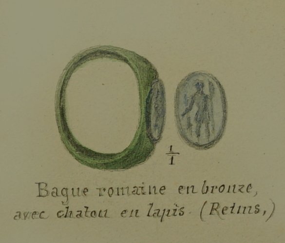 Antique ring with intricate design from the Léon Morel collection