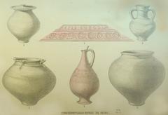 Decorative vases in Réims cemetery