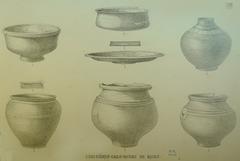Ancient Durocorter artifacts displayed at Reims cemeteries