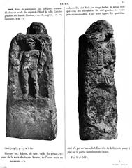 Bas-reliefs statues busts de la Gaule ancient stone sculptures