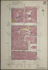 Sanborn Fire Insurance Map of Philadelphia 1916 detailed city block layout