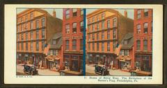 Historic Betsy Ross House in Philadelphia from Robert N. Dennis collection
