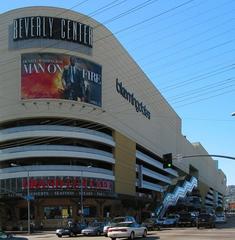 Beverly Center Mall exterior view from La Cienega Boulevard