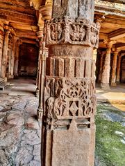 Bhojshala Saraswati mandir and Kamal Maula mosque monument in Dhar, Madhya Pradesh, a historic and disputed religious site with ancient inscriptions and architectural remnants.