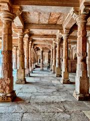 Bhojshala Saraswati Mandir and Kamal Maula mosque monument, an ASI protected historical site in Dhar, Madhya Pradesh