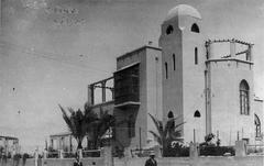 Beit Bialik historic building in early 20th century