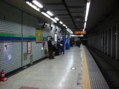Sinseol-dong Station entrance and signage in Seoul