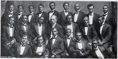 Fisk University Glee Club group photo circa 1910