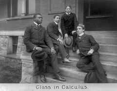 Class in calculus at Fisk University in Nashville, Tennessee