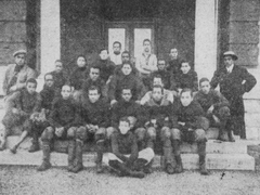 1911 Fisk University football team group photo