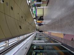 Platform of Machisan Station on Line 5 of Seoul Subway
