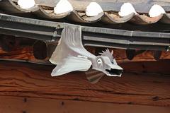 Traditional gargoyle sculpture in Bukchon Hanok Village, Seoul