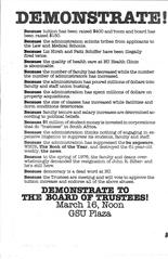 Alternative campus newspaper front page from the late 1970s