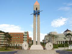 Symbolic tower of Dankook University Jukjeon campus