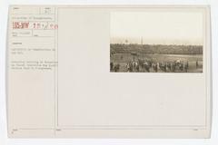 University of Pennsylvania student battalion drilling during World War I reception to French Commission May 9, 1917