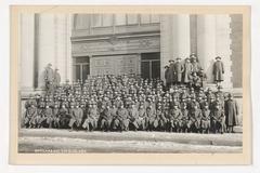 Group photograph of Officers and Enlisted Men of the University of Pennsylvania U.S.A. Base Hospital Number 20